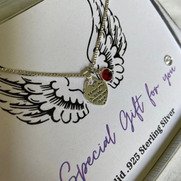 Love You Till The Moon and Back Charm Necklace❤️ - Picture 5 of 8